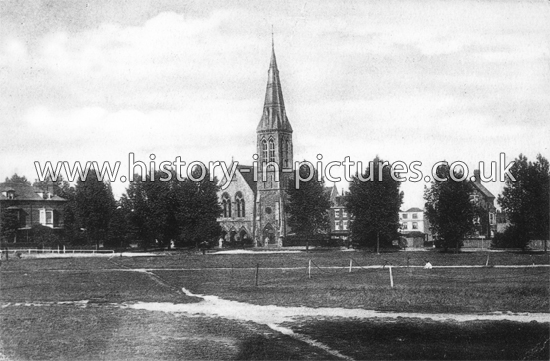 Congregational Church, Broadmead Road & The Green, Woodford Green, Essex, c.1907